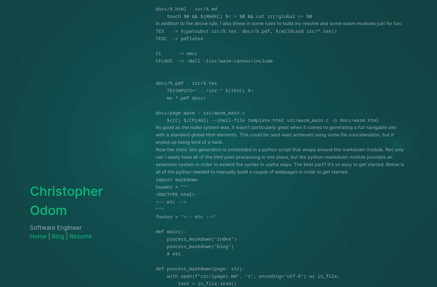 To see the header, I have to scroll